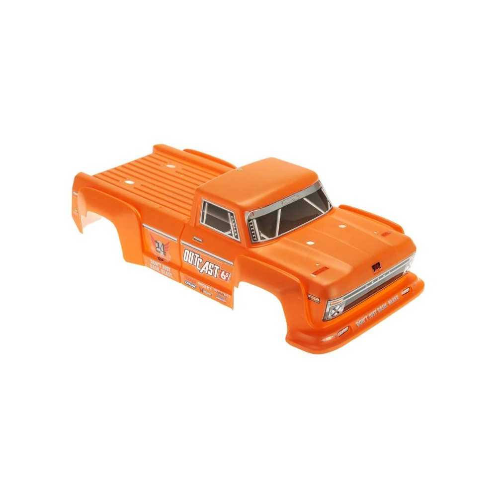 Arrma 1-8 Painted Body Orange: Outcast 6S ARAC3312 Arrma 1-8 Painted Body Orange: Outcast 6S ARAC3312