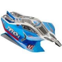 Arrma 1-8 Painted Body with Decals Blue: TYPHON 6S BLX ARAC3323