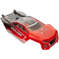Arrma 1-8 Painted Body with Decals Red-Black: Talion 6S BLX ARAC3324