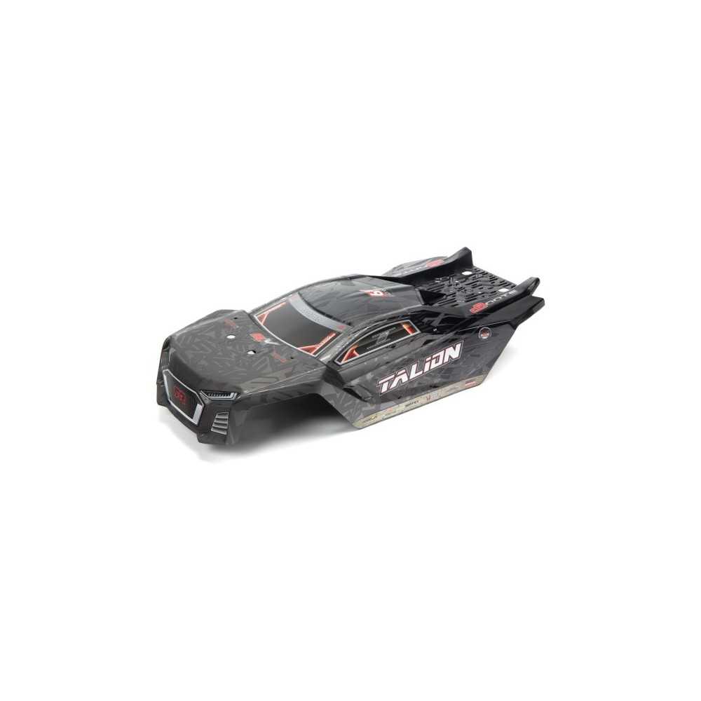 Arrma 1-8 Painted Decaled Trimmed Body Black : TALION 6S BLX ARA406161