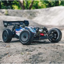 Arrma 1-8 TYPHON 6S TLR Tuned 4X4 RTR Brushless Buggy Red-Blue ARA8406