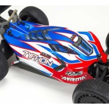 Arrma 1-8 TYPHON 6S TLR Tuned 4X4 RTR Brushless Buggy Red-Blue ARA8406