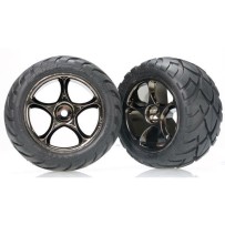 Ruedas montadas Tracer 2.2 cromo negro Anaconda traseras Traxxas TRX2478A