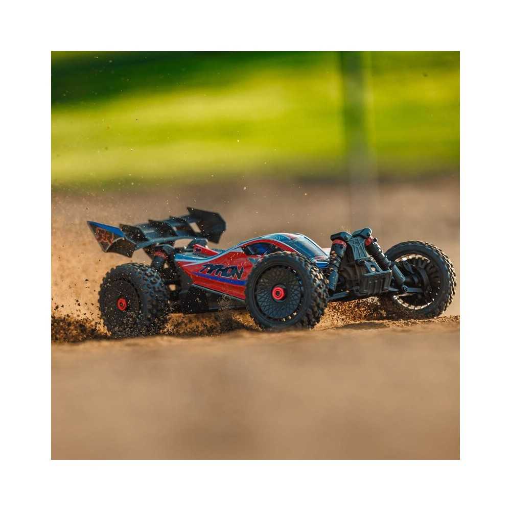 Buggy Arrma TYPHON MEGA 665 4X4 RTR rojo ARA4206V4T3