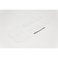 Arrma 1-8 Wing Set Clear: VENDETTA ARA480051