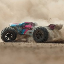 Camión Arrma KRATON 6S 4X4 RTR azul y rosa ARA8608V6T2