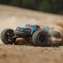 Camión Arrma KRATON 6S 4X4 RTR azul y rosa ARA8608V6T2
