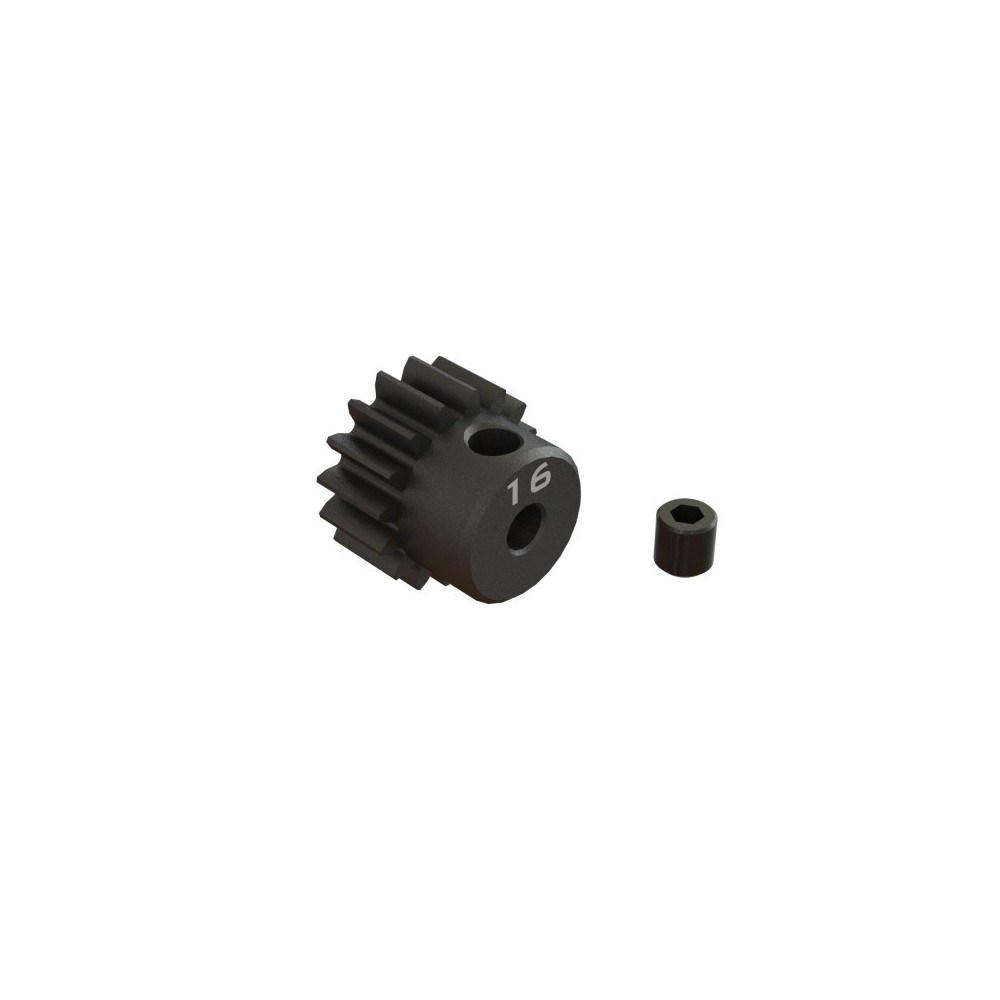 Arrma 16T 0.8Mod 1-8 Bore CNC Steel Pinion Gear ARA311078 Arrma 16T 0.8Mod 1-8 Bore CNC Steel Pinion Gear ARA311078