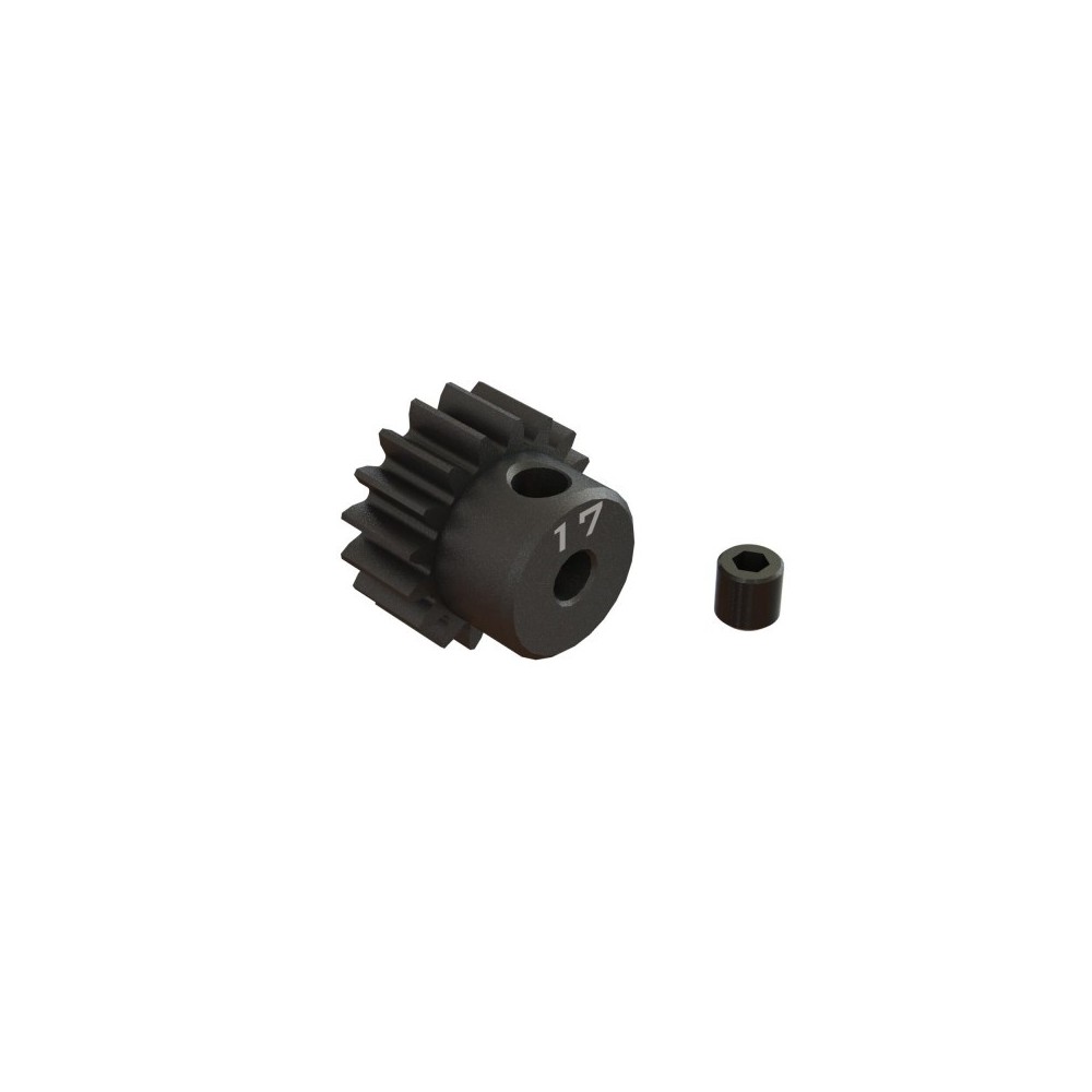 Arrma 17T 0.8Mod 1-8 Bore CNC Steel Pinion Gear ARA311079 Arrma 17T 0.8Mod 1-8 Bore CNC Steel Pinion Gear ARA311079