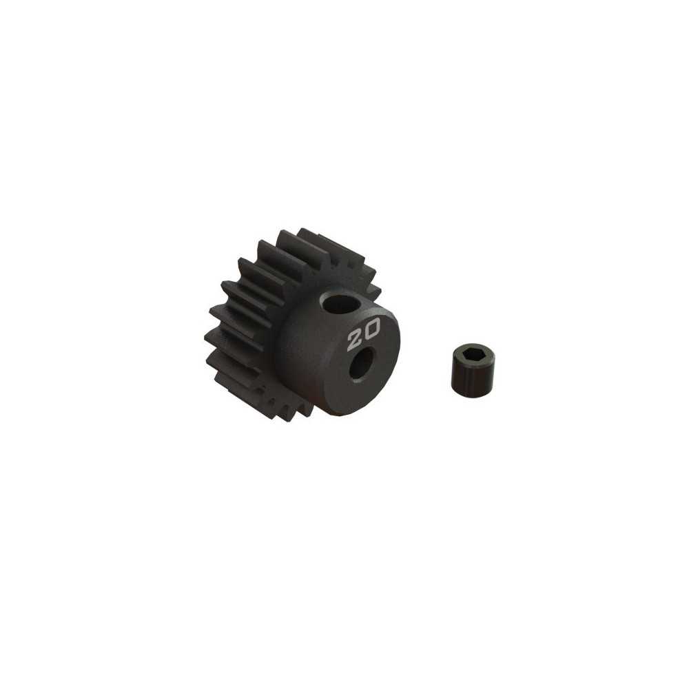 Arrma 20T 0.8Mod 1-8 Bore CNC Steel Pinion Gear ARA311082 Arrma 20T 0.8Mod 1-8 Bore CNC Steel Pinion Gear ARA311082