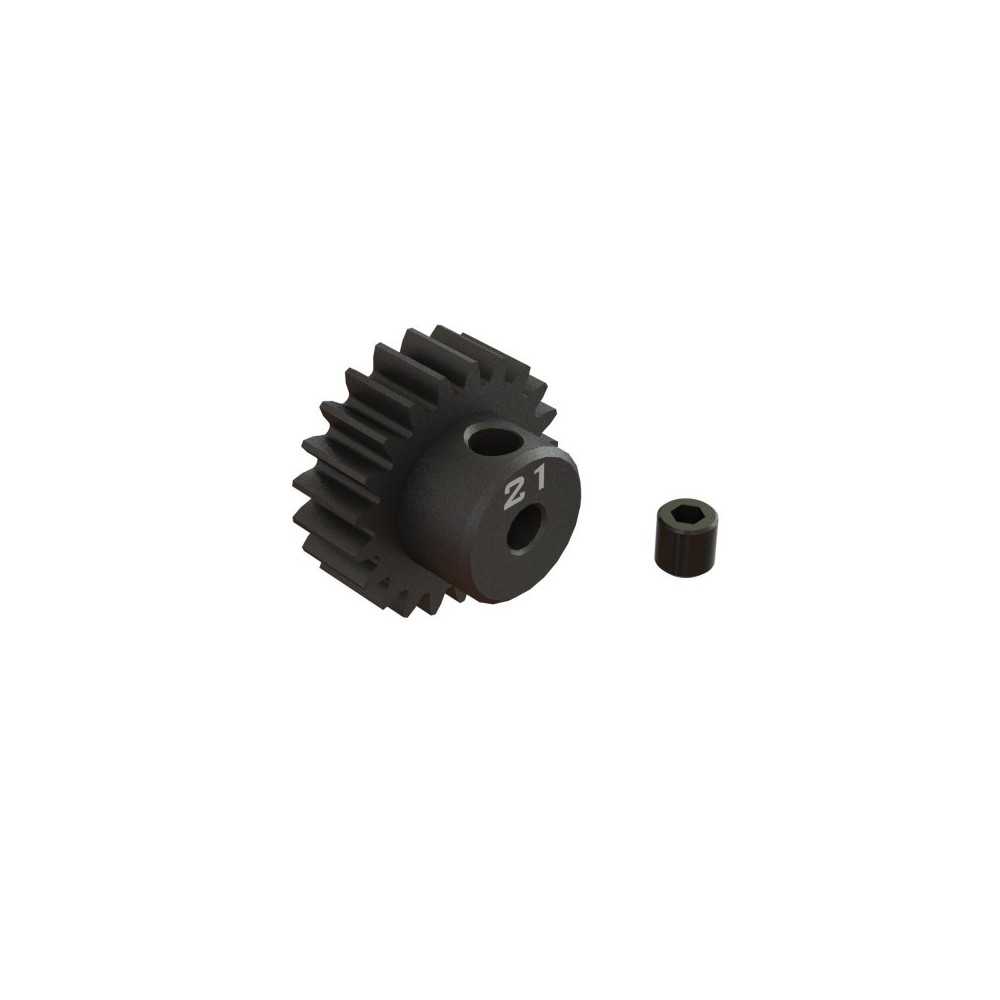 Arrma 21T 0.8Mod 1-8 Bore CNC Steel Pinion Gear ARA311083 Arrma 21T 0.8Mod 1-8 Bore CNC Steel Pinion Gear ARA311083