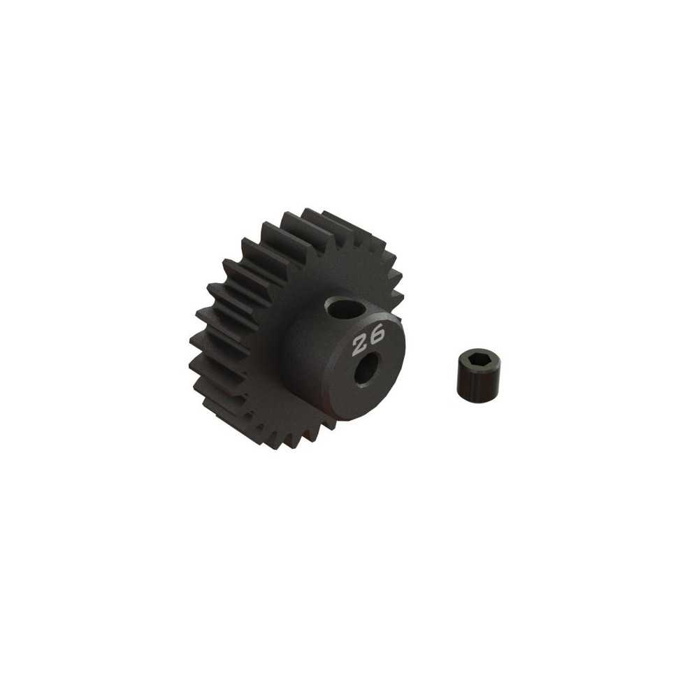 Arrma 26T 0.8Mod 1-8 Bore CNC Steel Pinion Gear ARA311088