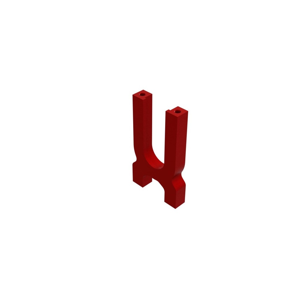 Arrma Aluminum Center Diff Holder Red ARA320666 Arrma Aluminum Center Diff Holder Red ARA320666
