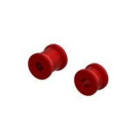 Arrma Aluminum Chassis Brace Spacer Set Red: EXB ARA320569