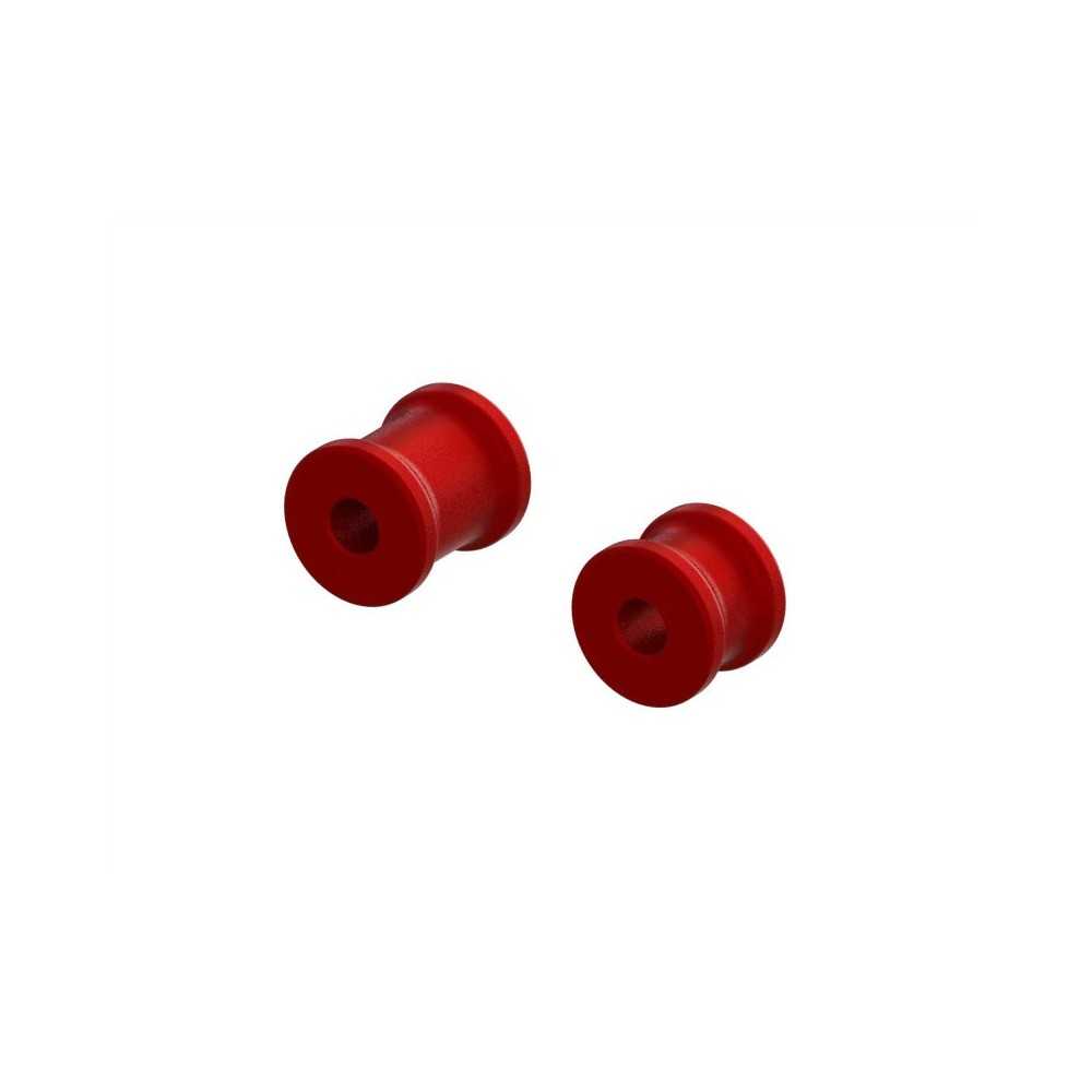 Arrma Aluminum Chassis Brace Spacer Set Red: EXB ARA320569