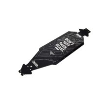 Arrma Aluminum Chassis CNC 7075 T6 LWB Black: EXB ARA320570