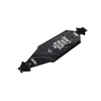 Arrma Aluminum Chassis CNC 7075 T6 LWB Black: EXB ARA320570