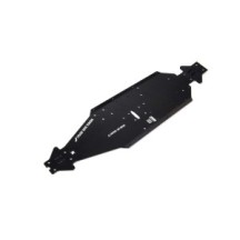 Chasis de aluminio CNC 7075 T6 LWB negro Arrma EXB
