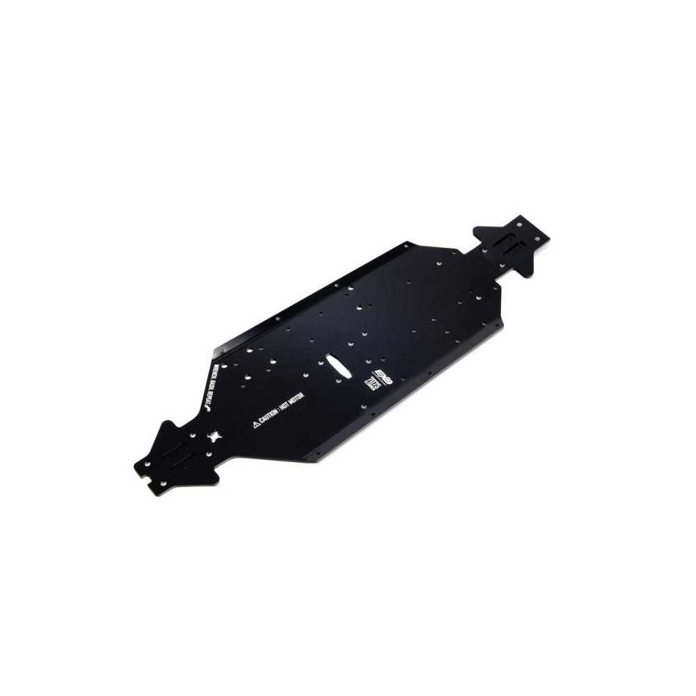 Chasis aluminio CNC SWB negro Arrma ARA320572
