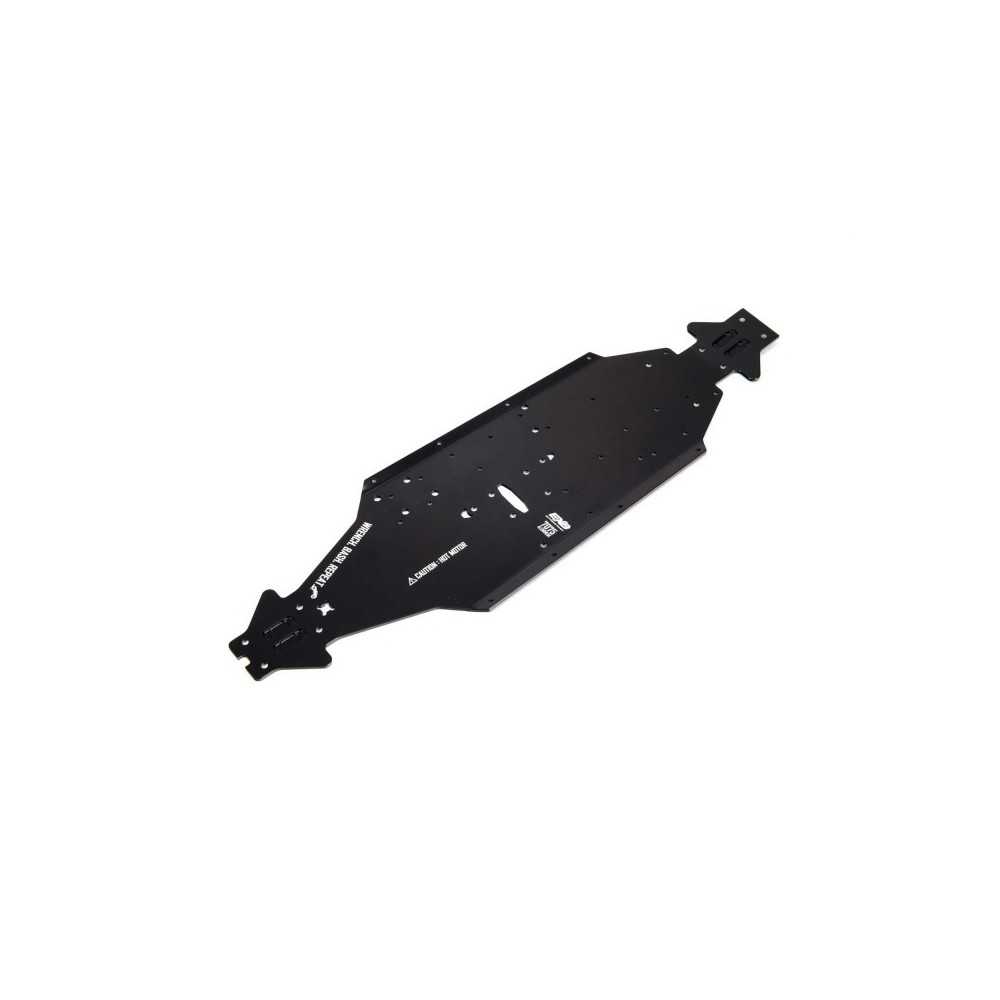 Arrma Aluminum Chassis CNC 7075 T6 XLWB Black ARA320610