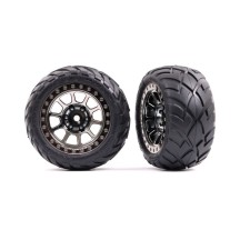 Ruedas 2.2 anaconda cromo negro Traxxas TRX2478T