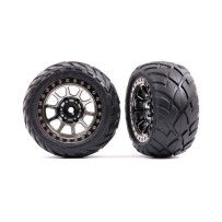 Ruedas 2.2 anaconda cromo negro Traxxas TRX2478T