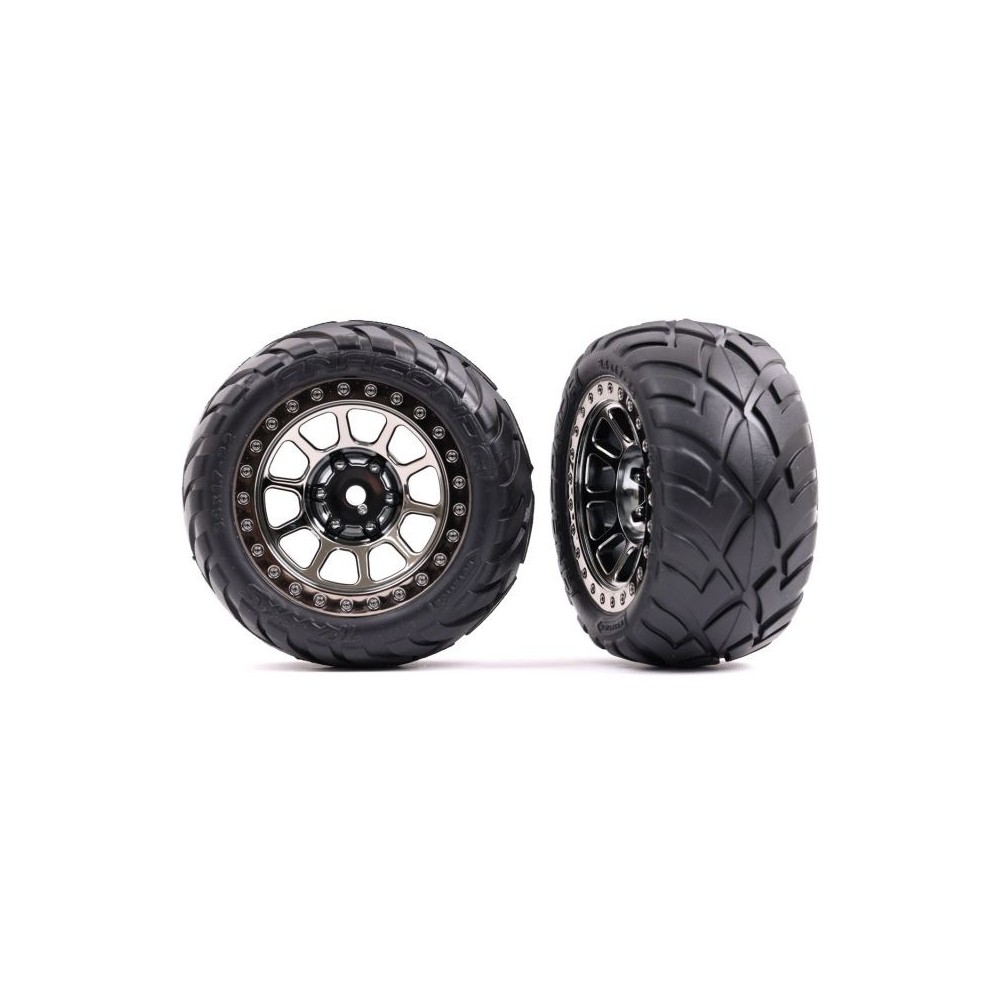 Ruedas 2.2 anaconda cromo negro Traxxas TRX2478T Ruedas 2.2 anaconda cromo negro Traxxas TRX2478T
