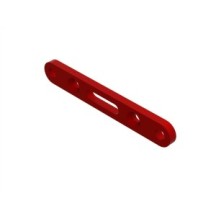 Soporte suspensión FF aluminio rojo Arrma ARA320589