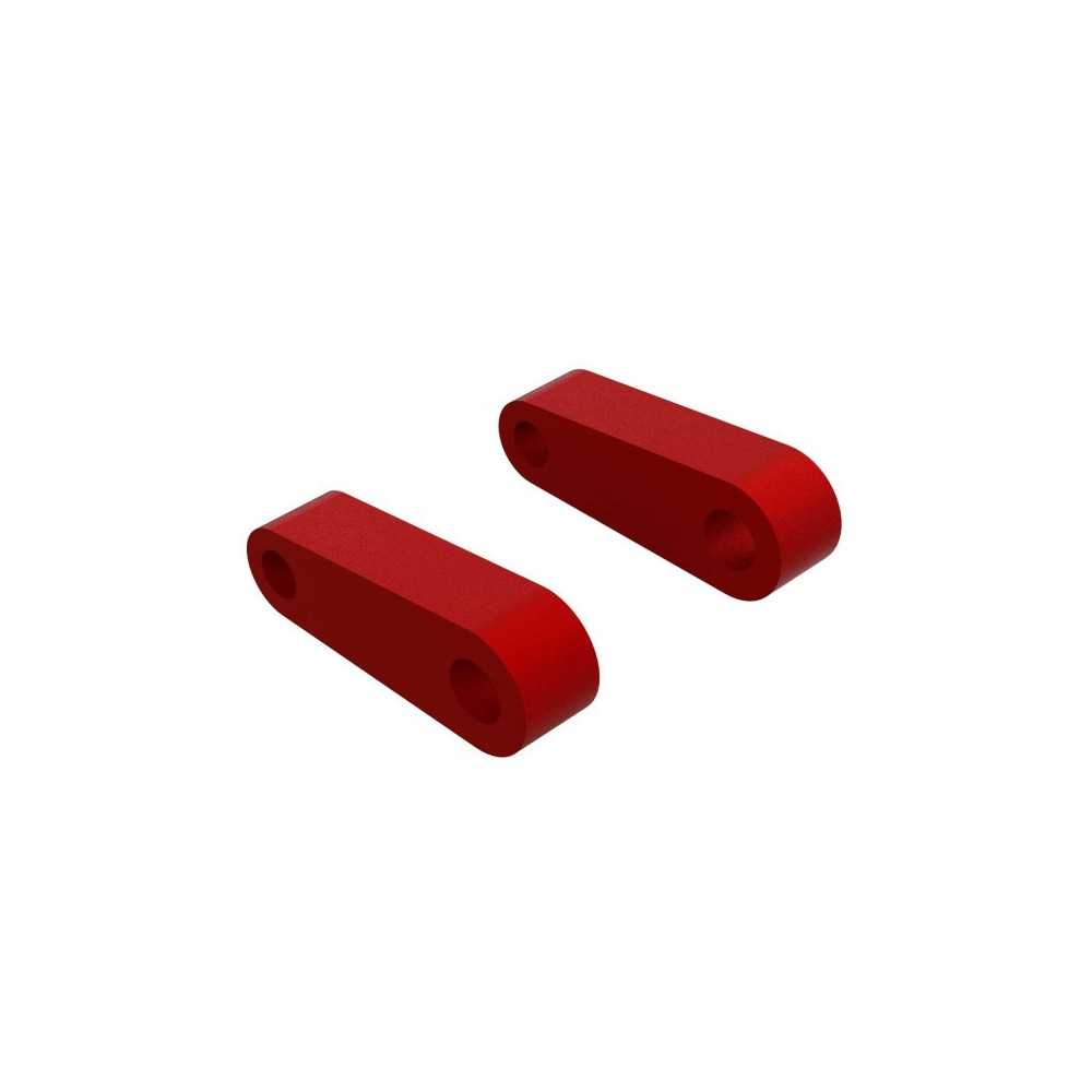 Arrma Aluminum Fr Suspension Mounts Red 2 ARA330594 Arrma Aluminum Fr Suspension Mounts Red 2 ARA330594