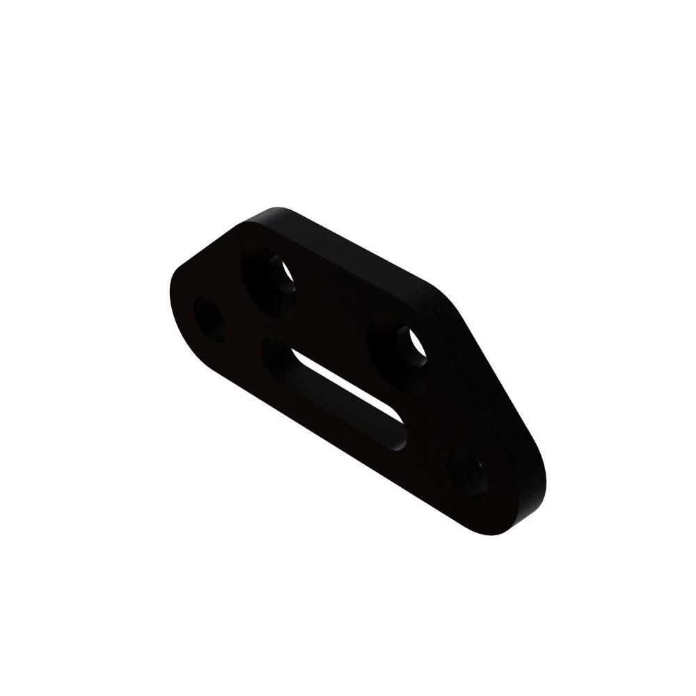Arrma Aluminum Front Suspension Mount: Black ARA330754