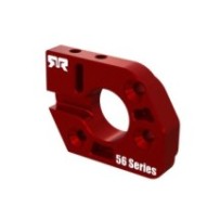 Arrma Aluminum Motor Plate 56 Series Red ARA320591