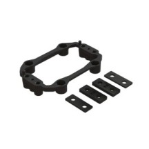 Juego soportes plástico para servo Arrma ARA320650