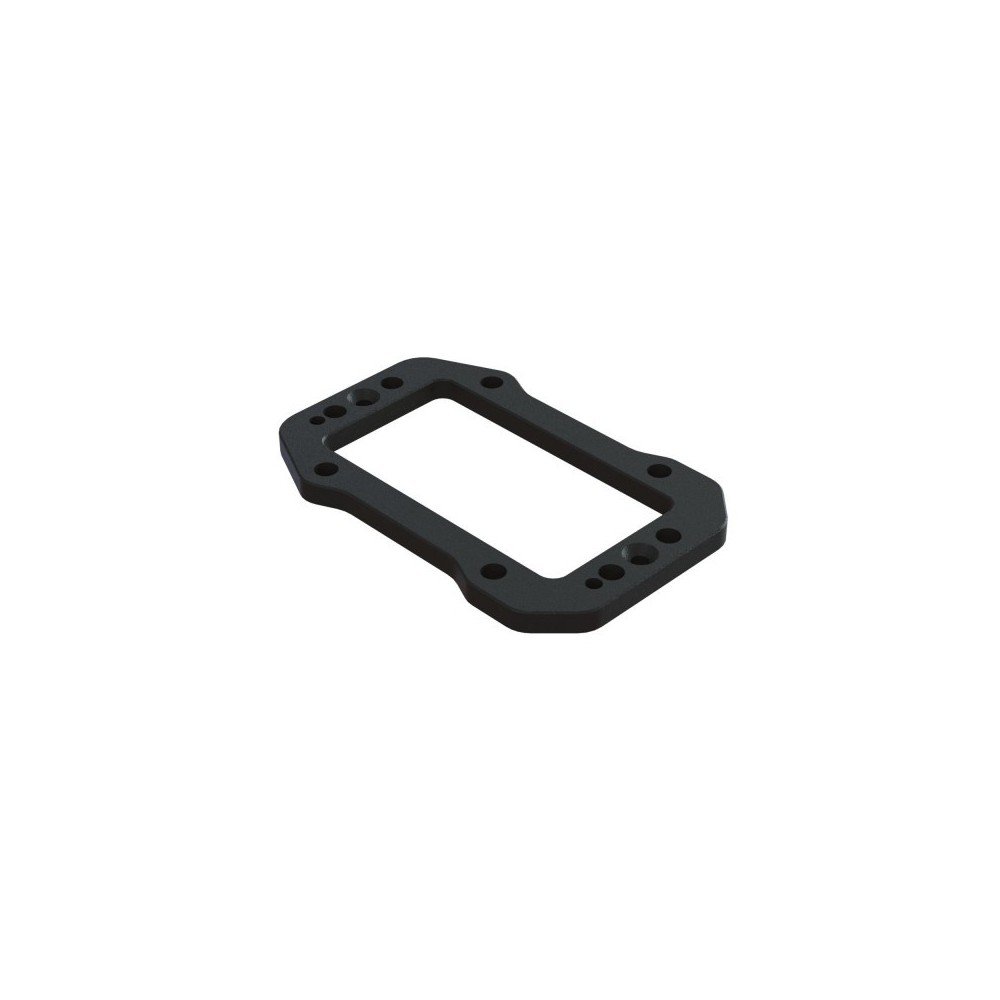 Arrma Aluminum Servo Mount Plate Black ARA320649 Arrma Aluminum Servo Mount Plate Black ARA320649