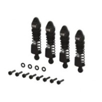 Arrma Aluminum Shock Set 58mm Length 1000 cSt Oil 4 Black: GROM ARA-1567