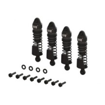 Arrma Aluminum Shock Set 58mm Length 2000cSt Oil 4 Gunmetal: GROM ARA-1560
