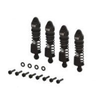 Arrma Aluminum Shock Set 58mm Length 2000cSt Oil 4 Gunmetal: GROM ARA-1560
