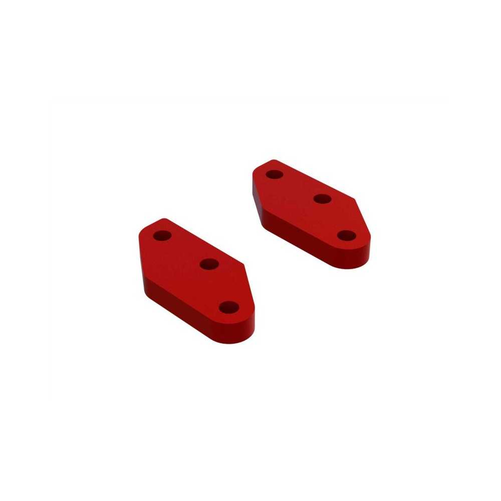 Arrma Aluminum Steering Plate A Red 2 ARA340158