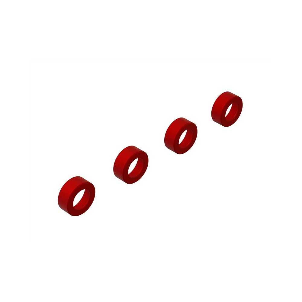 Arrma Aluminum Suspension Arm End Cap Red 4 ARA330593 Arrma Aluminum Suspension Arm End Cap Red 4 ARA330593