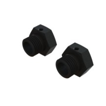 Arrma Aluminum Wheel Hex 17mm 16.5mm Thick Black 2 ARA311117