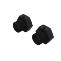 Arrma Aluminum Wheel Hex 17mm 16.5mm Thick Black 2 ARA311117