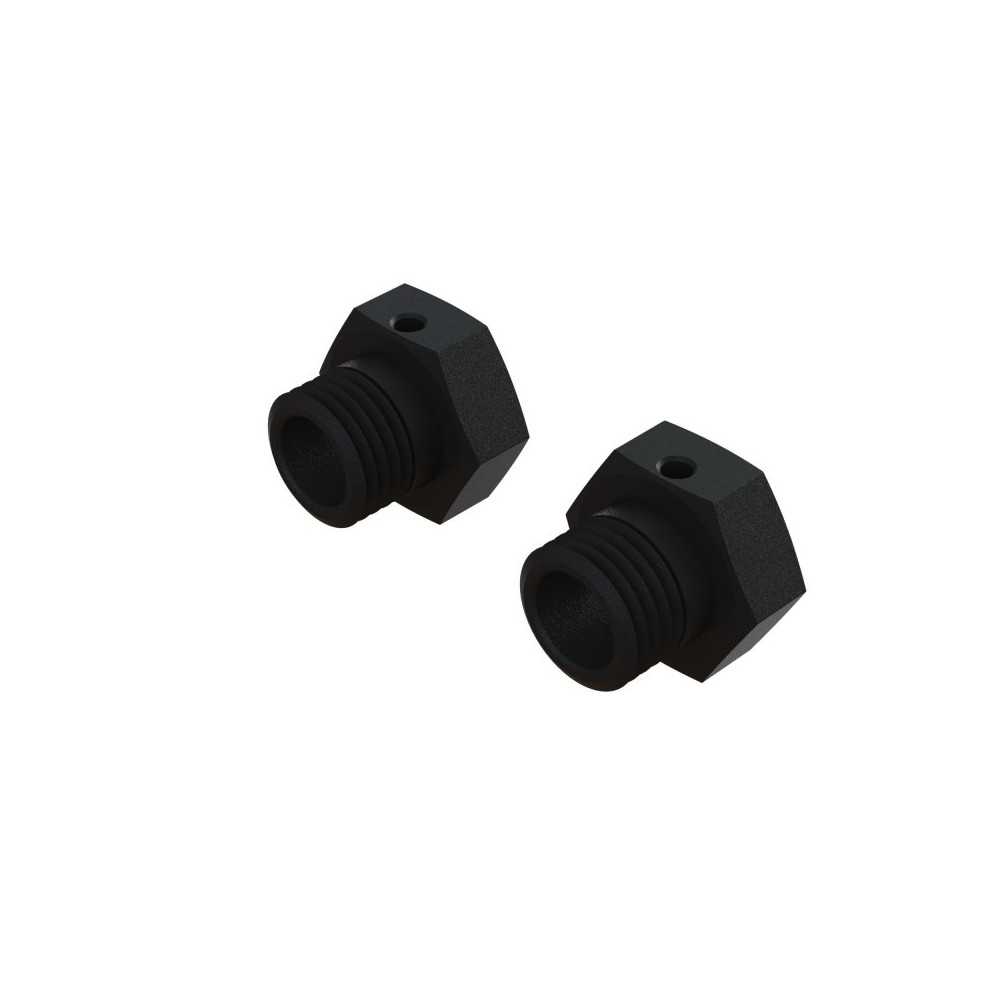 Arrma Aluminum Wheel Hex 17mm 16.5mm Thick Black 2 ARA311117 Arrma Aluminum Wheel Hex 17mm 16.5mm Thick Black 2 ARA311117