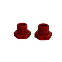 Llantas hexagonales rojas 14,6 mm Arrma ARA311035
