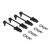 Arrma AR390165 Body Clip Retainer 1-10 Scale Black 4 ARAC3445