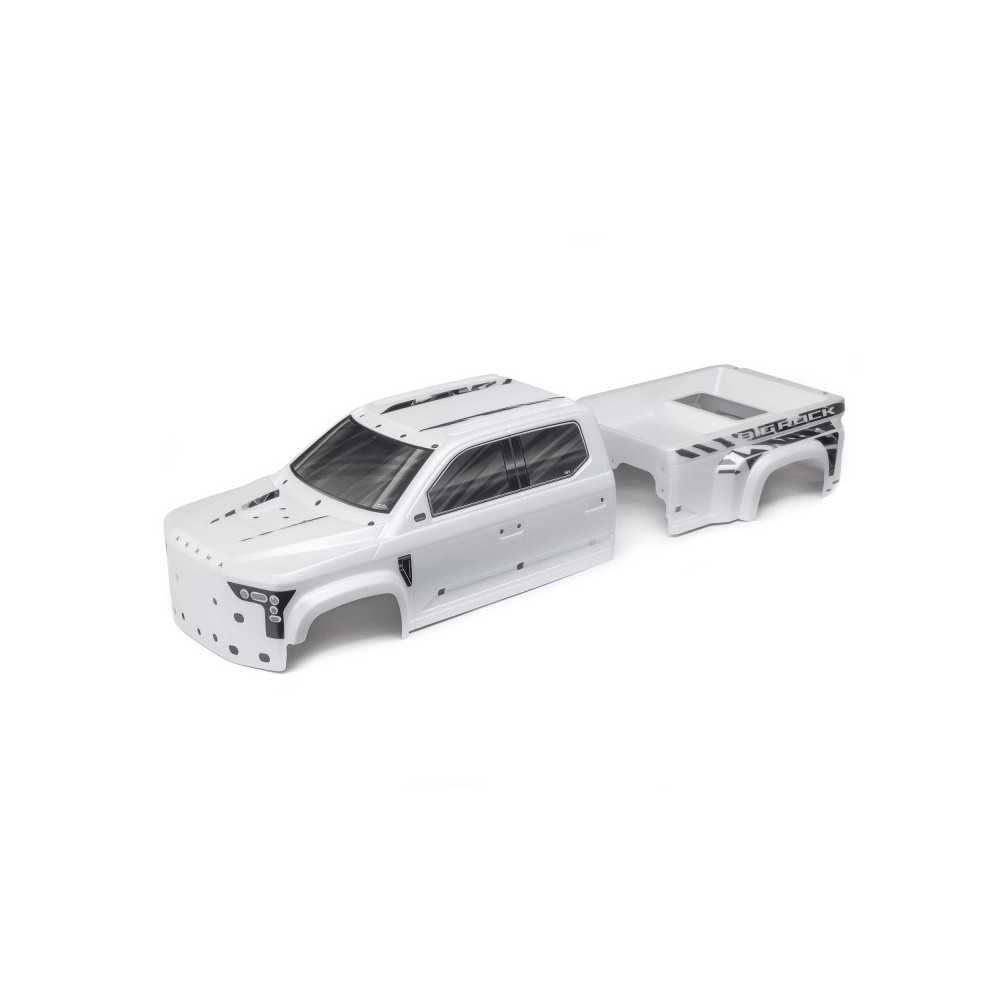 Arrma BIG ROCK 6S BLX Painted Decaled Trimmed Body White ARA411028 Arrma BIG ROCK 6S BLX Painted Decaled Trimmed Body White ARA411028