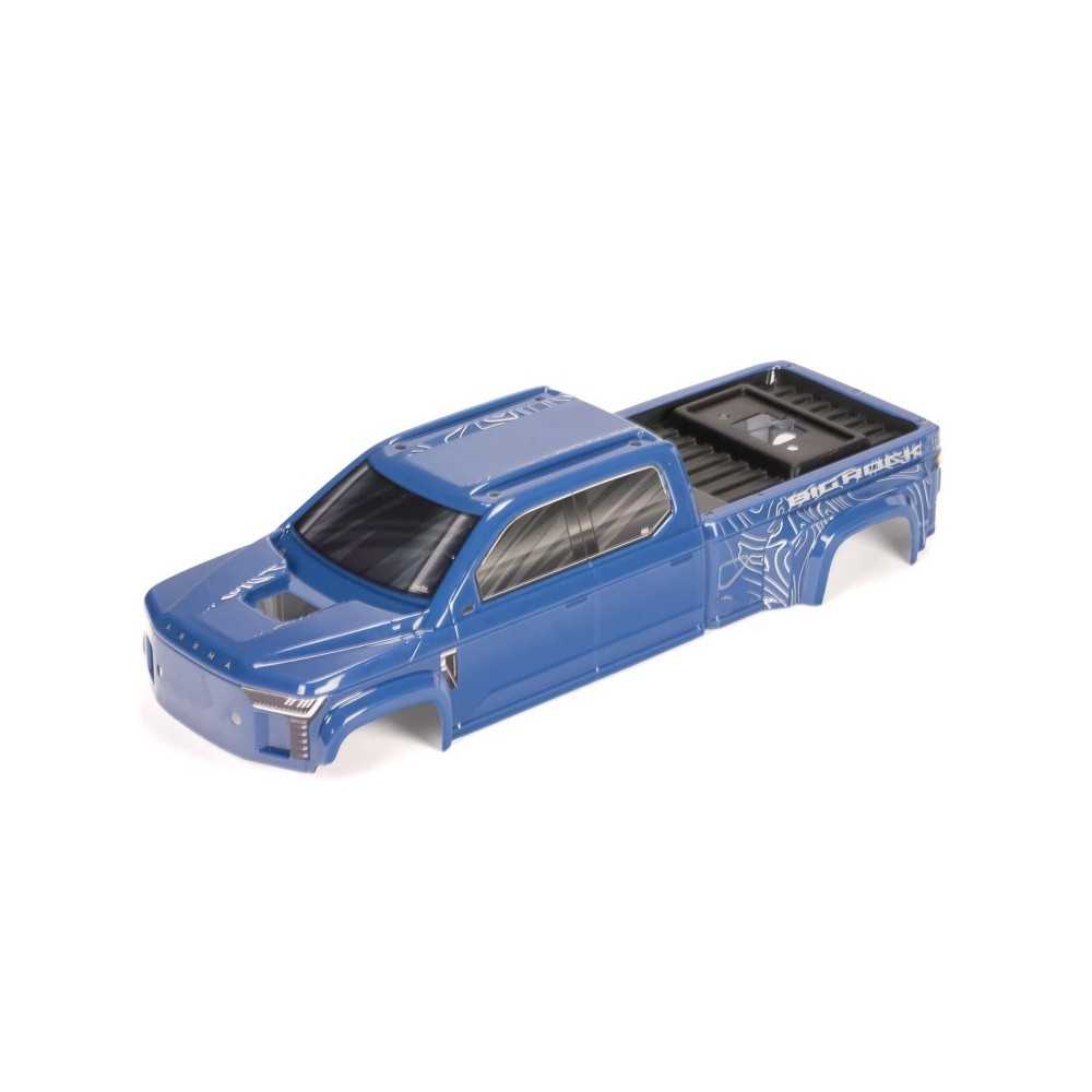 Arrma BIG ROCK CREW 4X4 Cab Clipless Painted Decaled Trimmed Body Blue ARA-1386 Arrma BIG ROCK CREW 4X4 Cab Clipless Painted Decaled Trimmed Body Blue ARA-1386