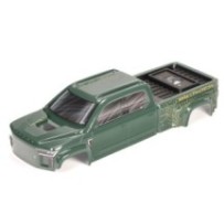 Arrma BIG ROCK CREW 4X4 Cab Clipless Painted Decaled Trimmed Body Green ARA-1380