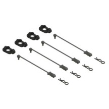 Set clips y almohadillas carrocería Arrma ARA480070