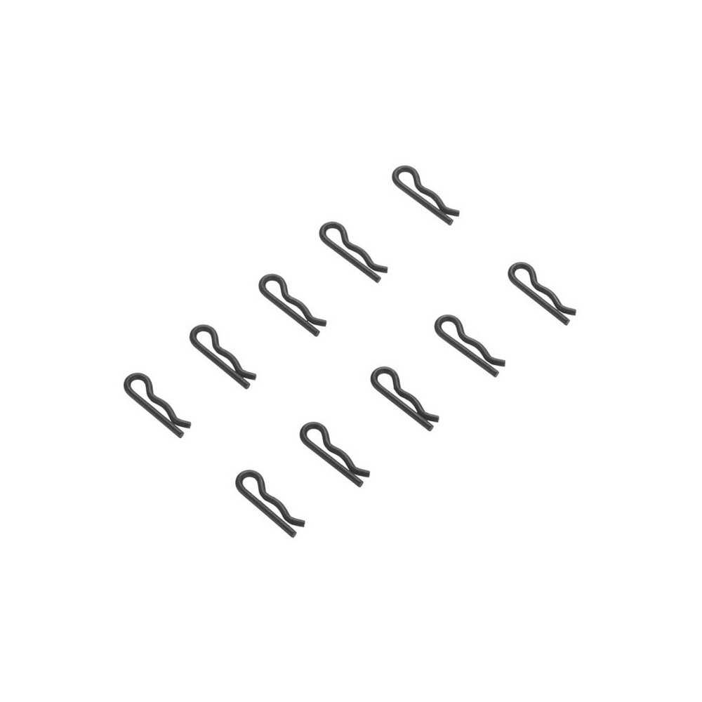Arrma Body Clip Black Small 10 ARAC3449 Arrma Body Clip Black Small 10 ARAC3449