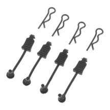 Arrma Body Clip Retainer 1-8 Scale Black 4 ARAC3447