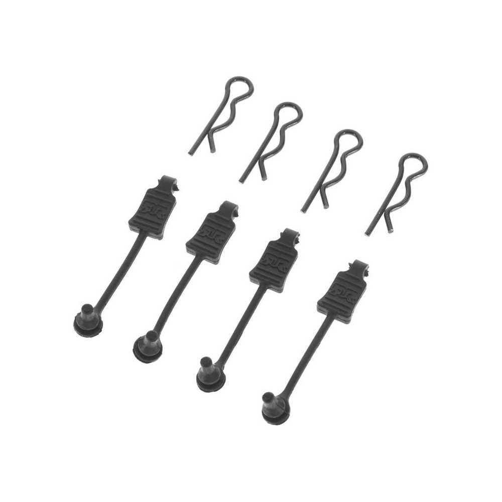 Arrma Body Clip Retainer 1-8 Scale Black 4 ARAC3447 Arrma Body Clip Retainer 1-8 Scale Black 4 ARAC3447
